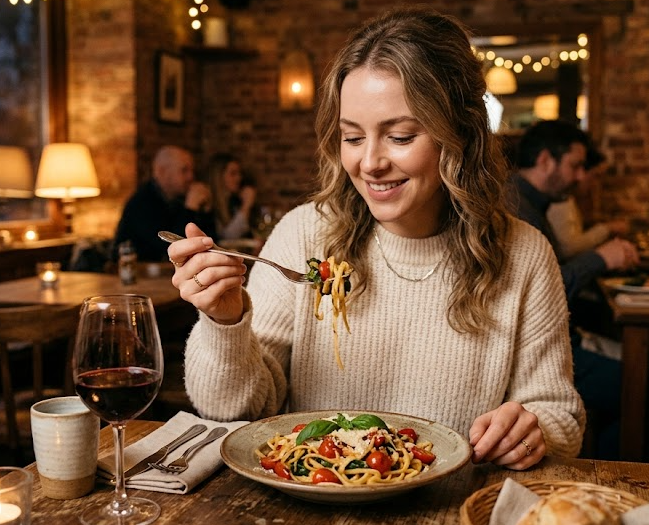 Esteticky servírované vyvážené jedlo s bielkovinami, zeleninou a zdravými sacharidmi na bielom tanieri